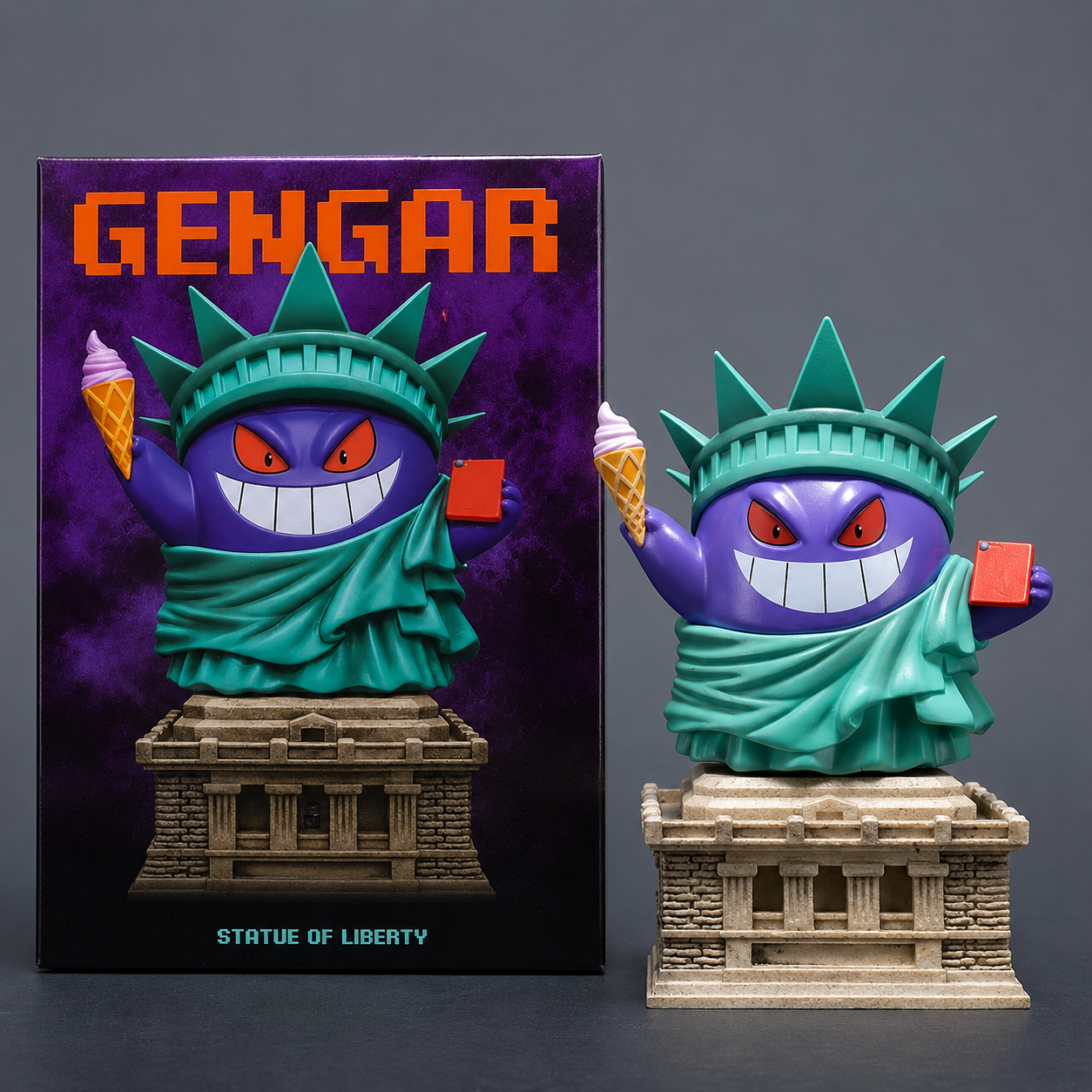 Figurine Ectoplasma Statue de la Liberté – Pokémon
