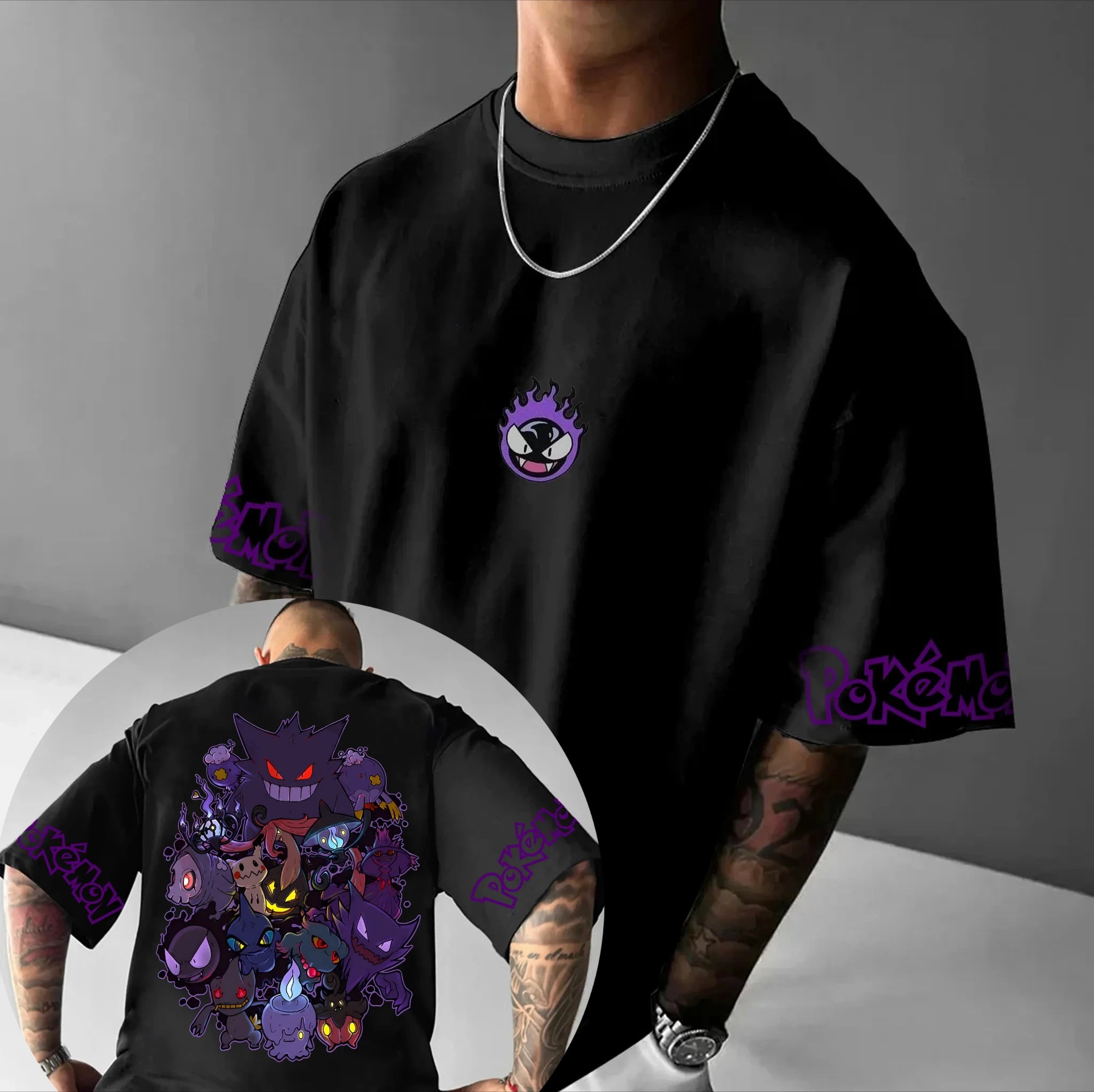 Camiseta Oversize Gengar – Pokémon