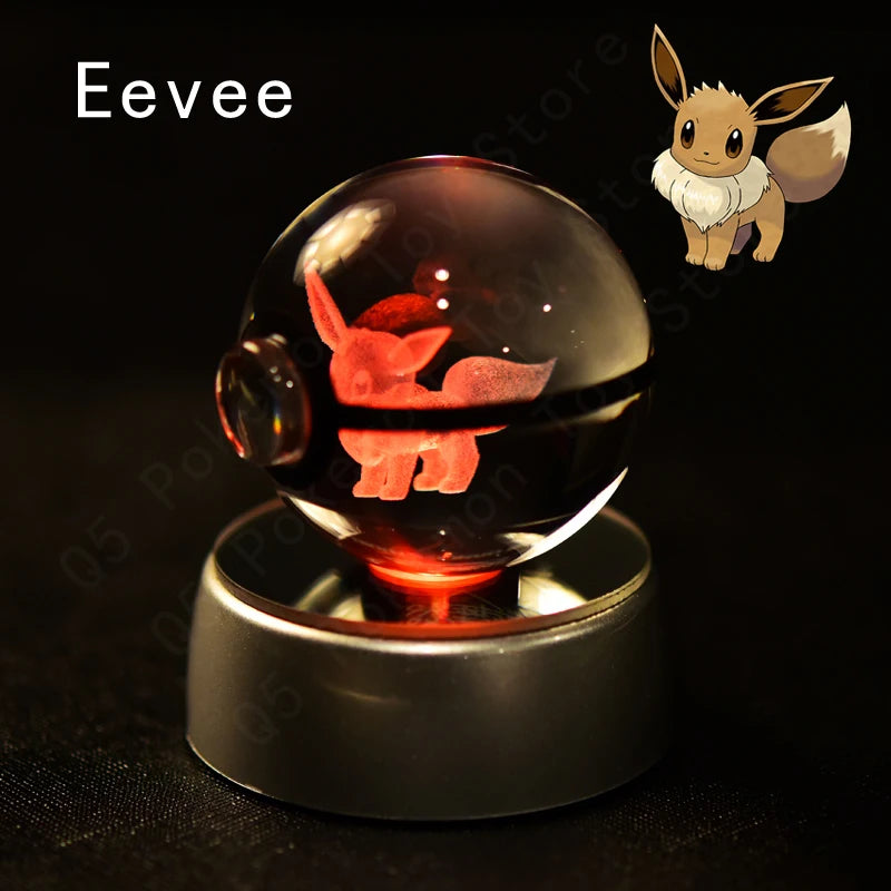Lampe Cristal Pokémon 3D