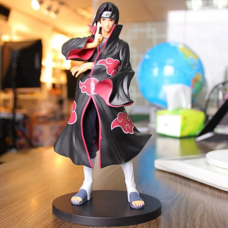 Anime caliente Naruto Shippuuden Uchiha Itachi Akatsuki organización GK vestir modelo juguete regalo Colección figura de acción PVC
