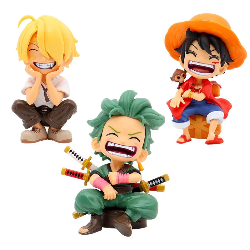 Figurine Chibi Luffy, Zoro & Sanji – One Piece