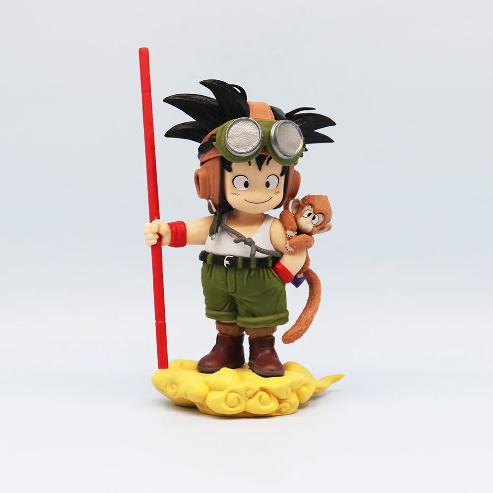 En stock Dragon Ball Son Goku Lámpara luminosa modelo Kakarotto Kamehameha Wave Adorno magnético Figura de acción de anime Regalo de colección