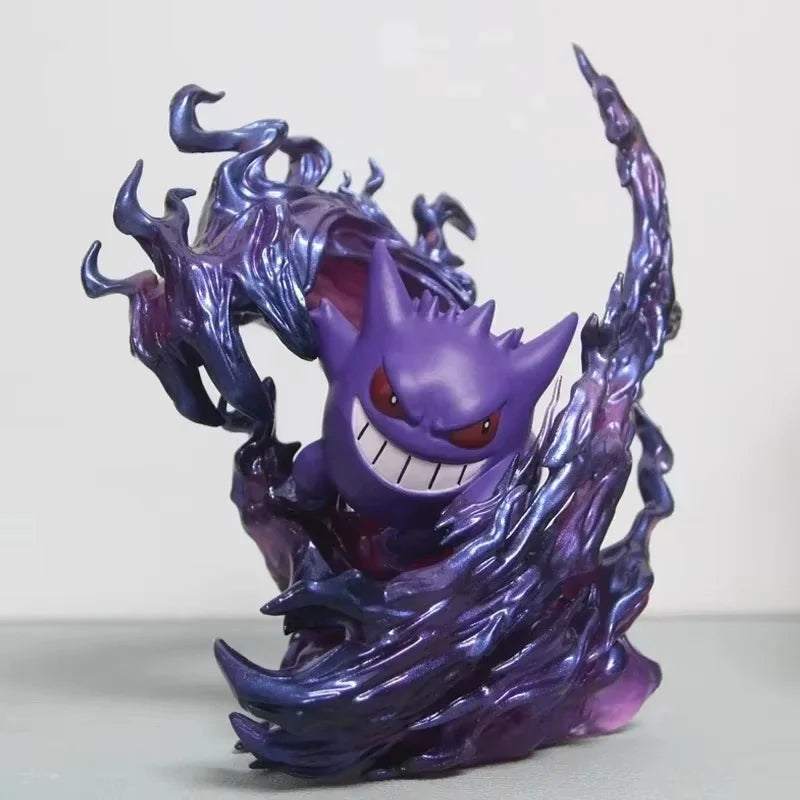 Figura Pokémon Gengar de 18 cm, estatua coleccionable de modelo de acción de Anime para exhibición, regalo de cumpleaños de Navidad de Halloween