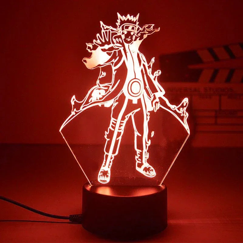 Lámpara de noche LED 3D – Naruto