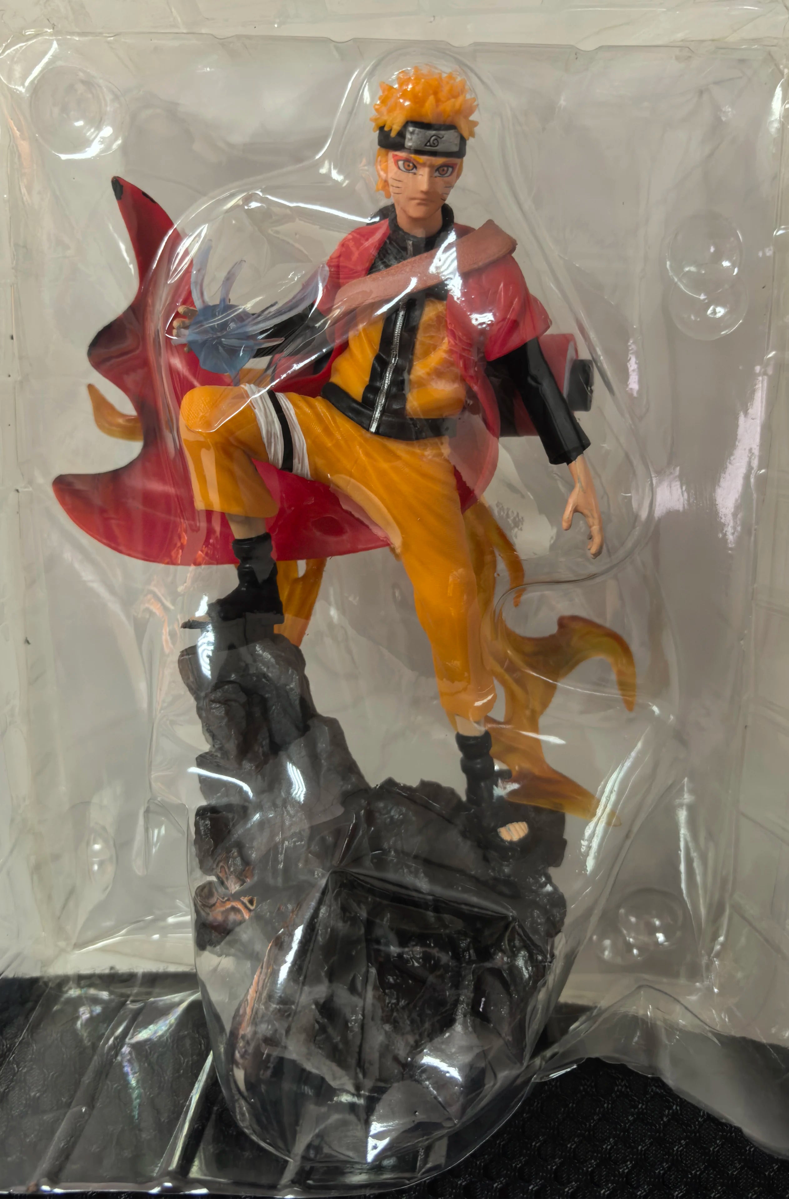 Figura de acción de anime de Naruto de 22 cm, Uzumaki Naruto, Uchiha Sasuke, modelo de acción, estatua de PVC, adorno de escritorio, colección de juguetes, regalo