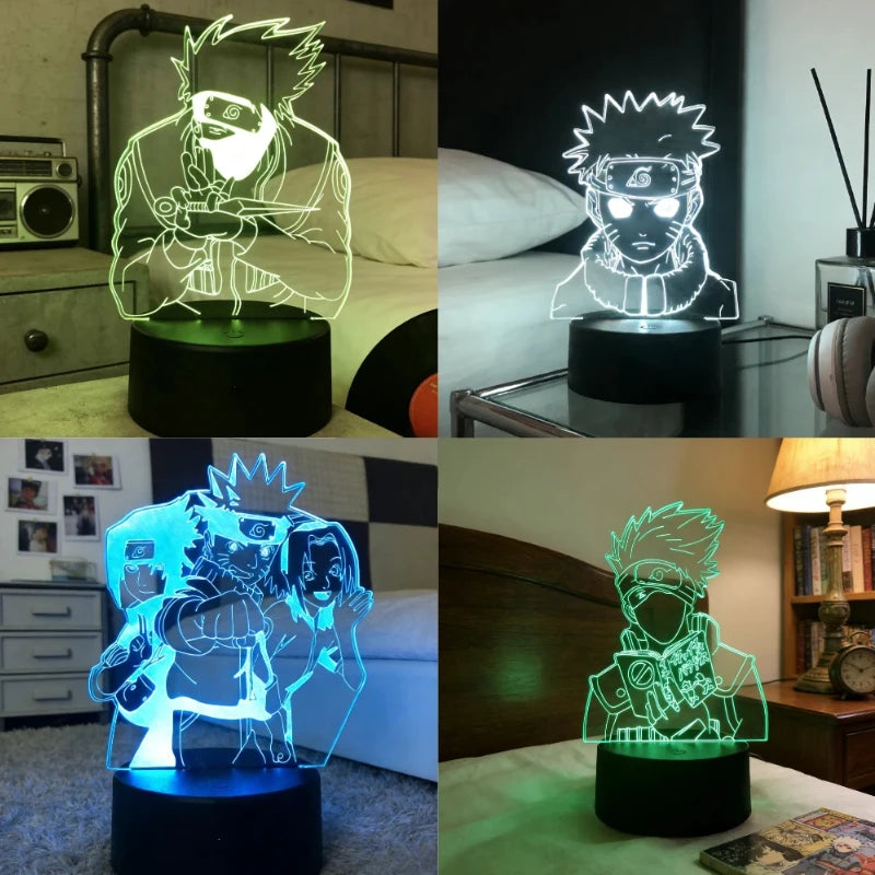 Veilleuse 3D LED Naruto & Akatsuki – Naruto