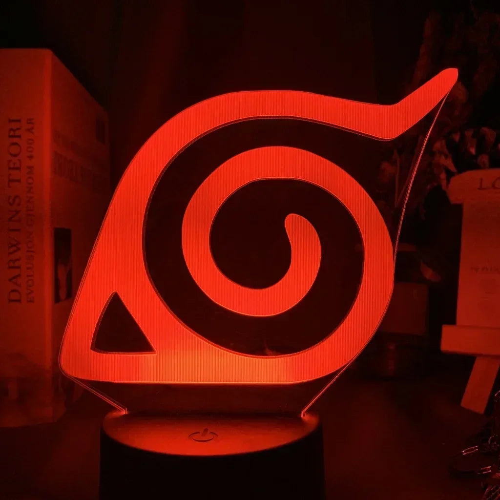Lámpara de noche LED 3D Naruto Shippuden – Naruto