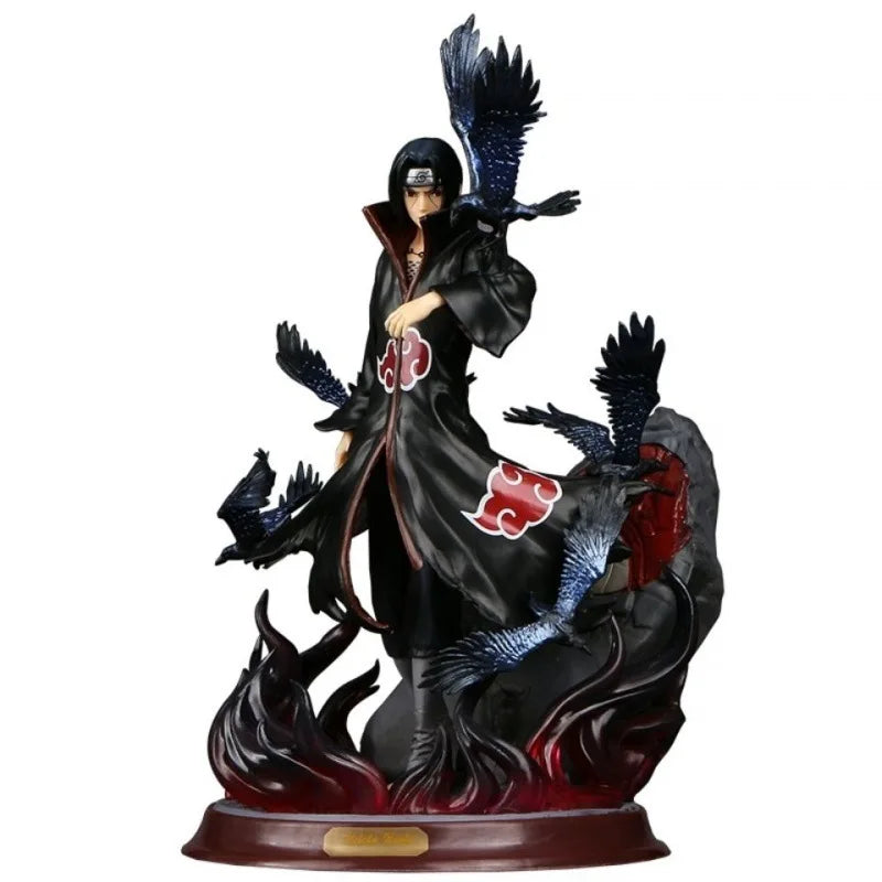 NarAAAnime Uchiha Itachi Estatua Juguete, Modelo Popular, Decoración del Hogar, Adorno para Regalo de Novio, 28cm