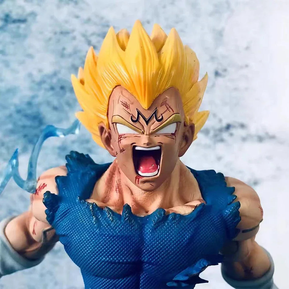 28 cm Dragon Ball Z GK Figura MAXIMATIC Vegeta Super Saiyajin Hijo Majin Vegeta Auto-destruct Vegeta Figura Juguetes Modelo Regalo