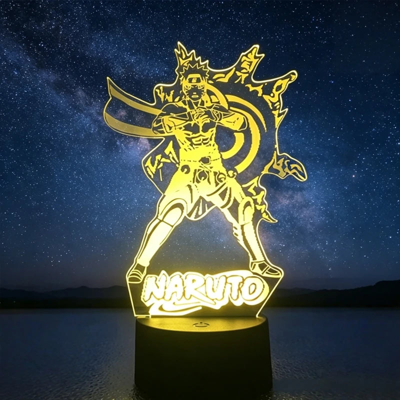 Luz nocturna LED 3D Naruto y Akatsuki – Naruto