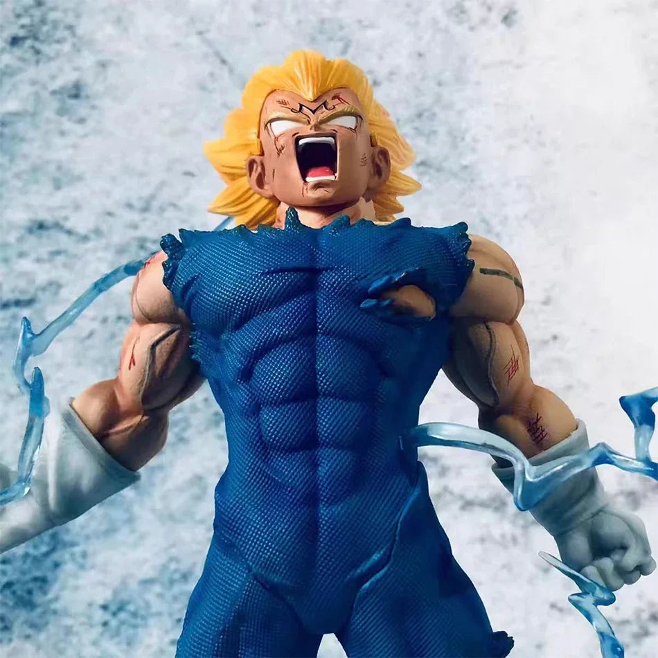 28 cm Dragon Ball Z GK Figura MAXIMATIC Vegeta Super Saiyajin Hijo Majin Vegeta Auto-destruct Vegeta Figura Juguetes Modelo Regalo