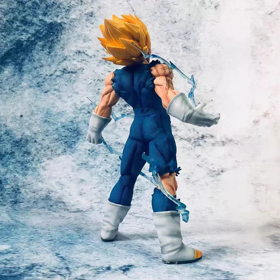 28 cm Dragon Ball Z GK Figura MAXIMATIC Vegeta Super Saiyajin Hijo Majin Vegeta Auto-destruct Vegeta Figura Juguetes Modelo Regalo