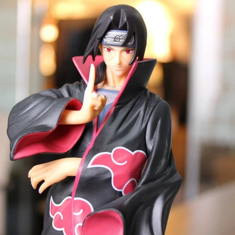 Anime caliente Naruto Shippuuden Uchiha Itachi Akatsuki organización GK vestir modelo juguete regalo Colección figura de acción PVC
