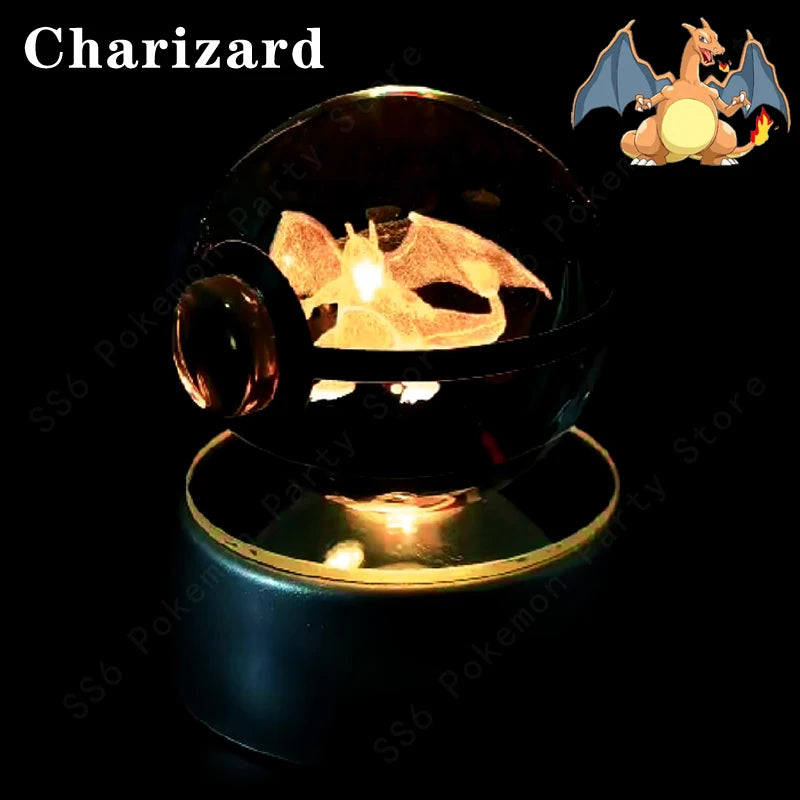 Lampe Cristal Pokémon 3D