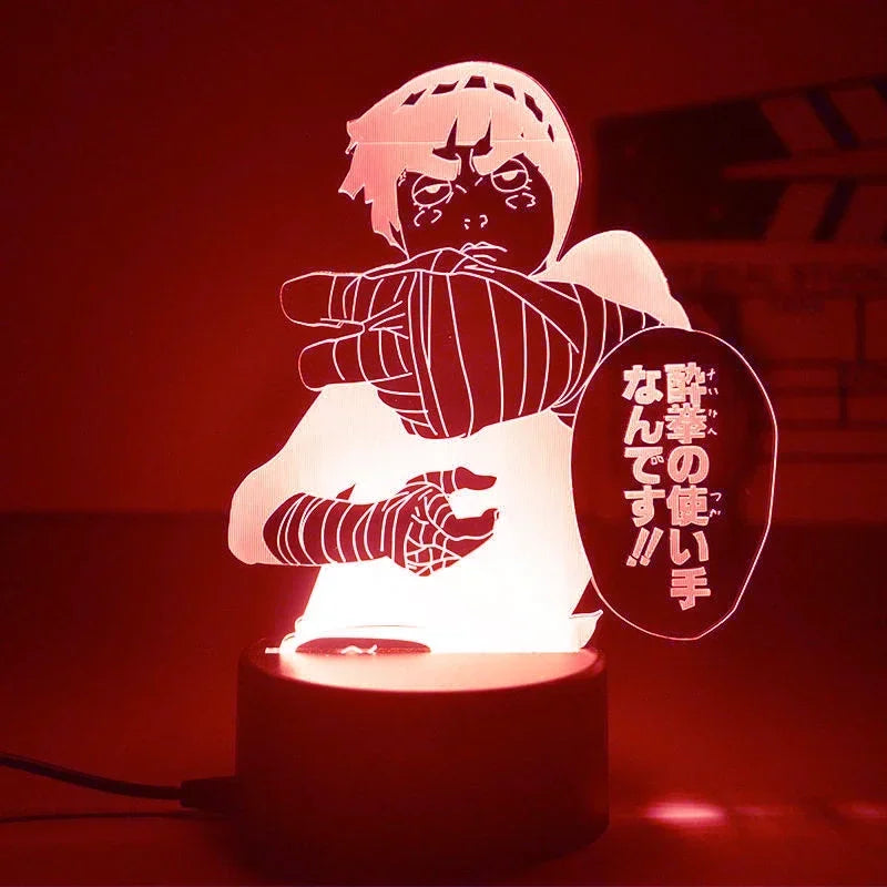 Lámpara de noche LED 3D – Naruto