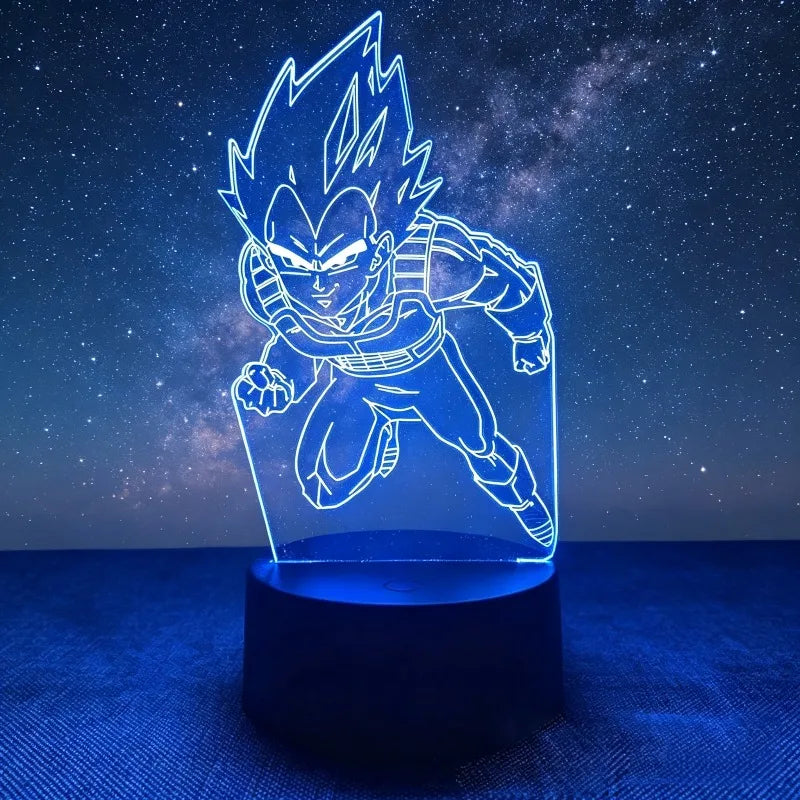 Luz nocturna LED 3D – Dragon Ball