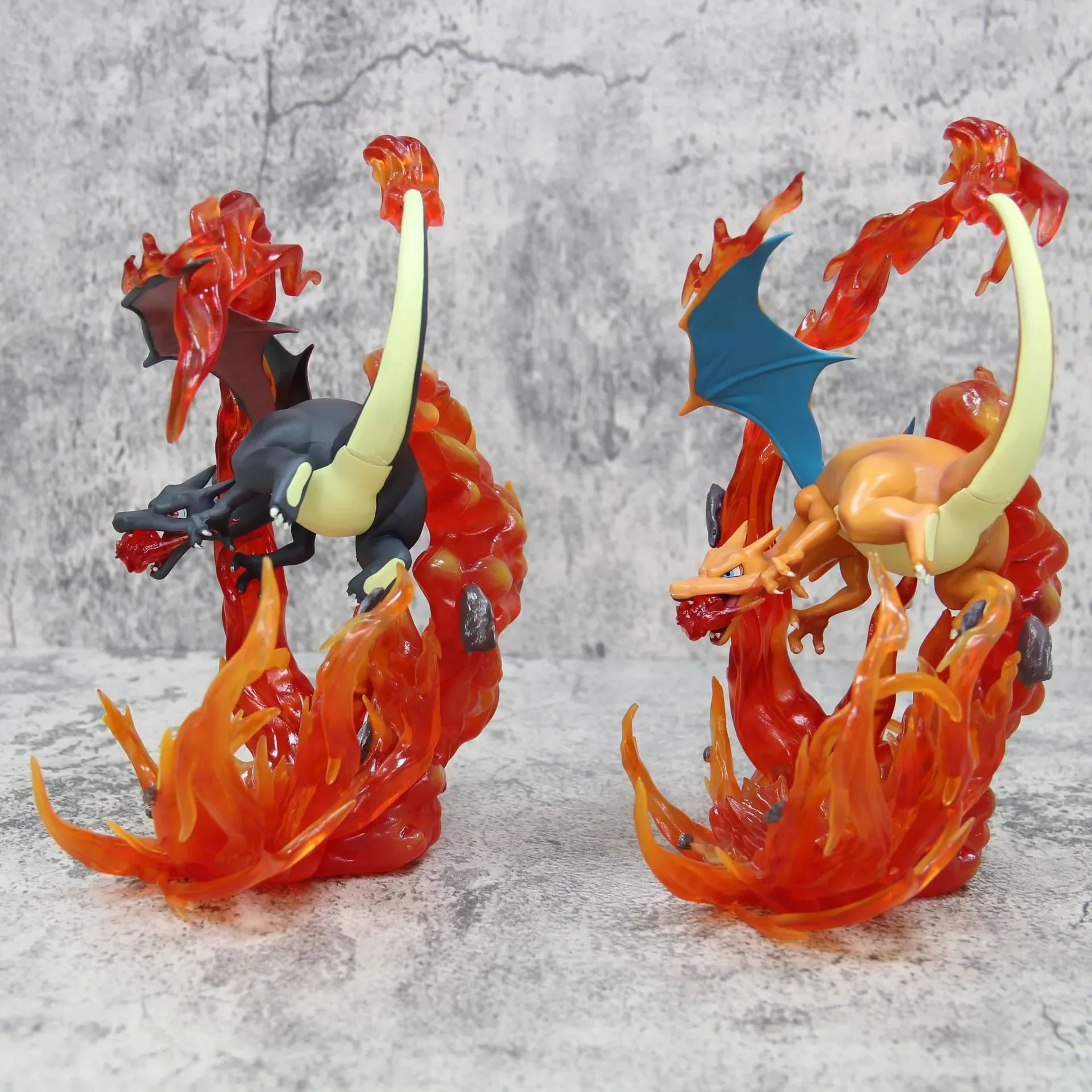 Figuras de Pokémon Charizard de 20cm, Dragón negro de fuego, Spray, museo mágico, Estatua linda, modelo de muñeca, juguete de decoración, regalo