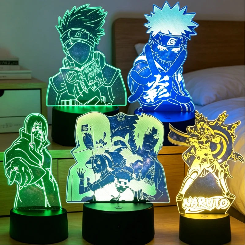 Veilleuse 3D LED Naruto & Akatsuki – Naruto