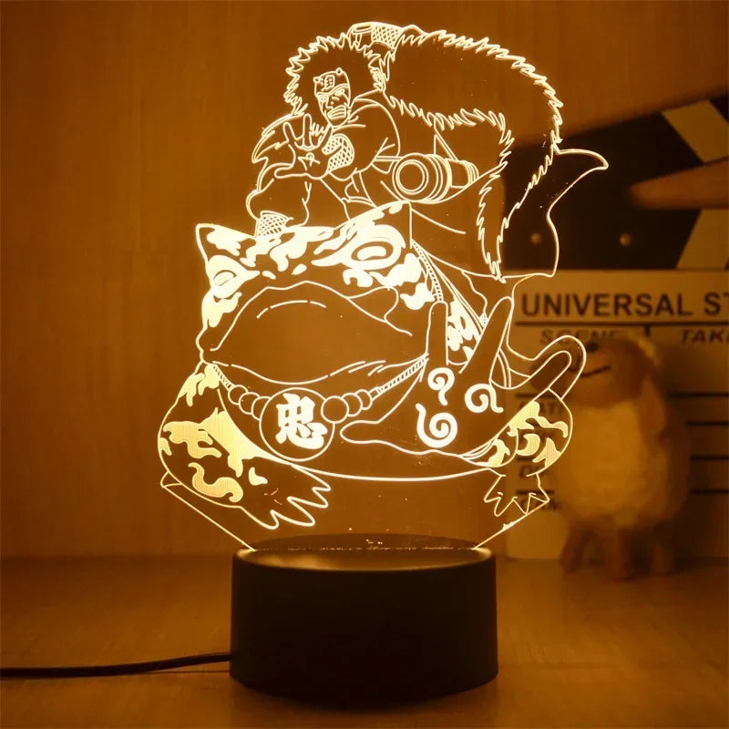 Lámpara de noche LED 3D – Naruto