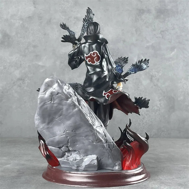 NarAAAnime Uchiha Itachi Estatua Juguete, Modelo Popular, Decoración del Hogar, Adorno para Regalo de Novio, 28cm