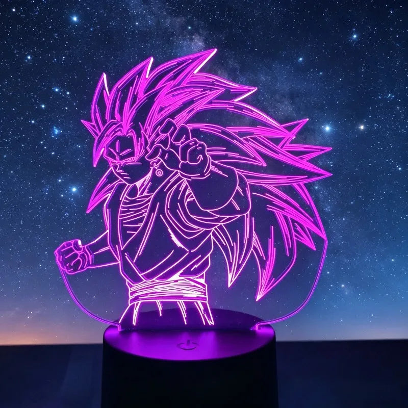 Luz nocturna LED 3D – Dragon Ball