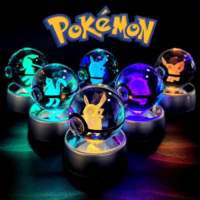 Lampe Cristal Pokémon 3D