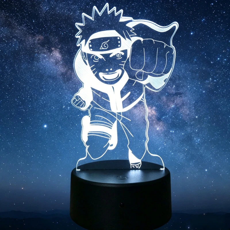 Luz nocturna LED 3D Naruto y Akatsuki – Naruto