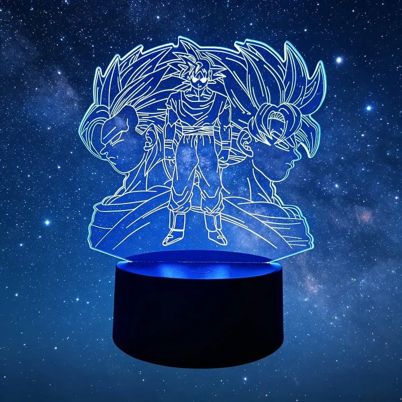 Luz nocturna LED 3D – Dragon Ball