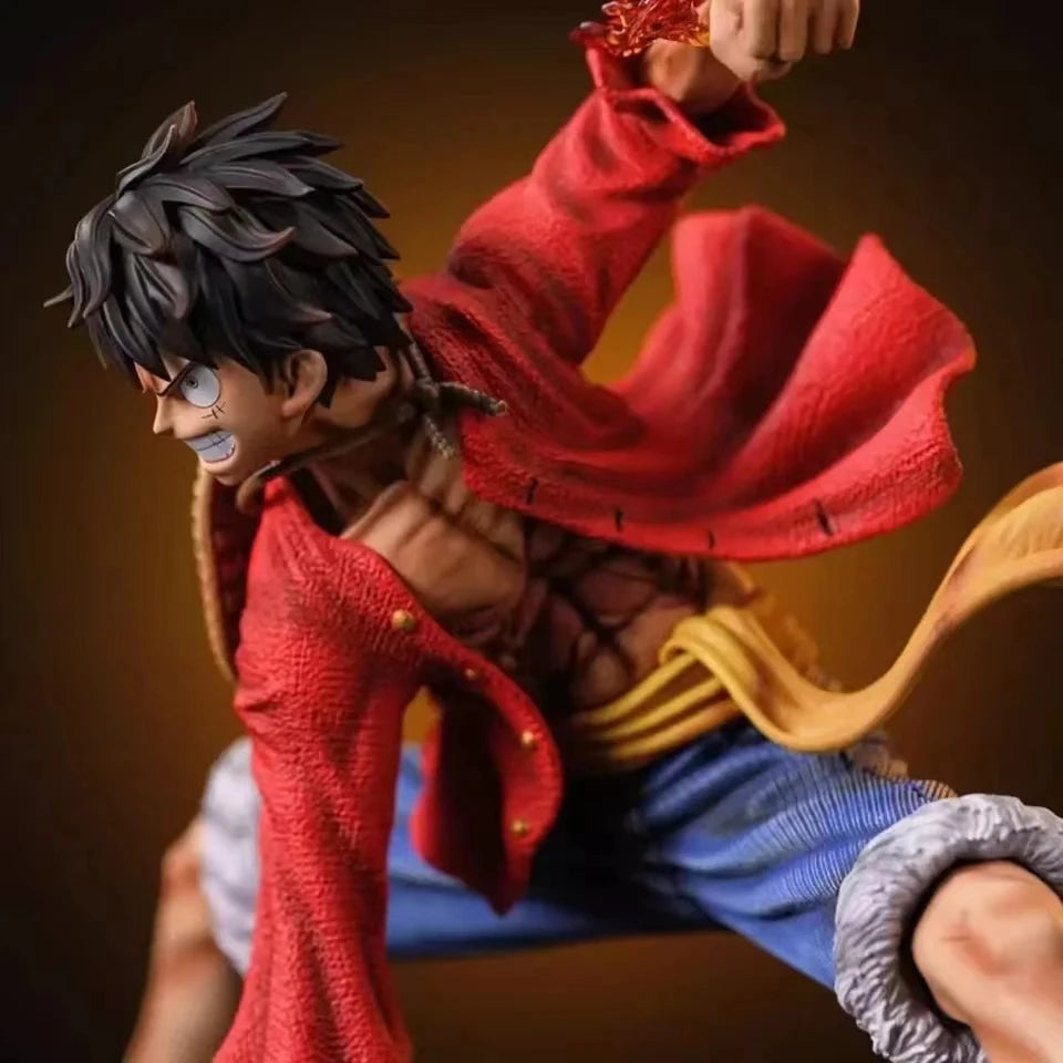 Monkey D de 18cm, una pieza, figuras de acción estilo batalla para niños, colección de anime, modelo de PVC, juguetes de mantequilla, regalos de cumpleaños