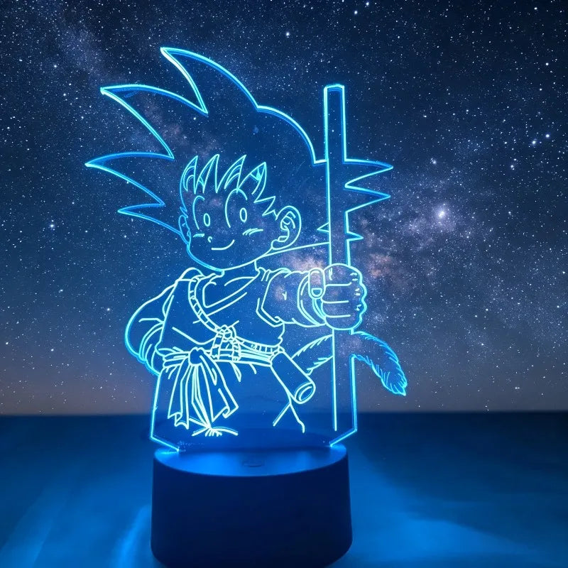 Luz nocturna LED 3D – Dragon Ball