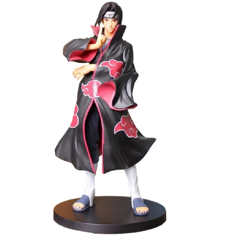 Anime caliente Naruto Shippuuden Uchiha Itachi Akatsuki organización GK vestir modelo juguete regalo Colección figura de acción PVC