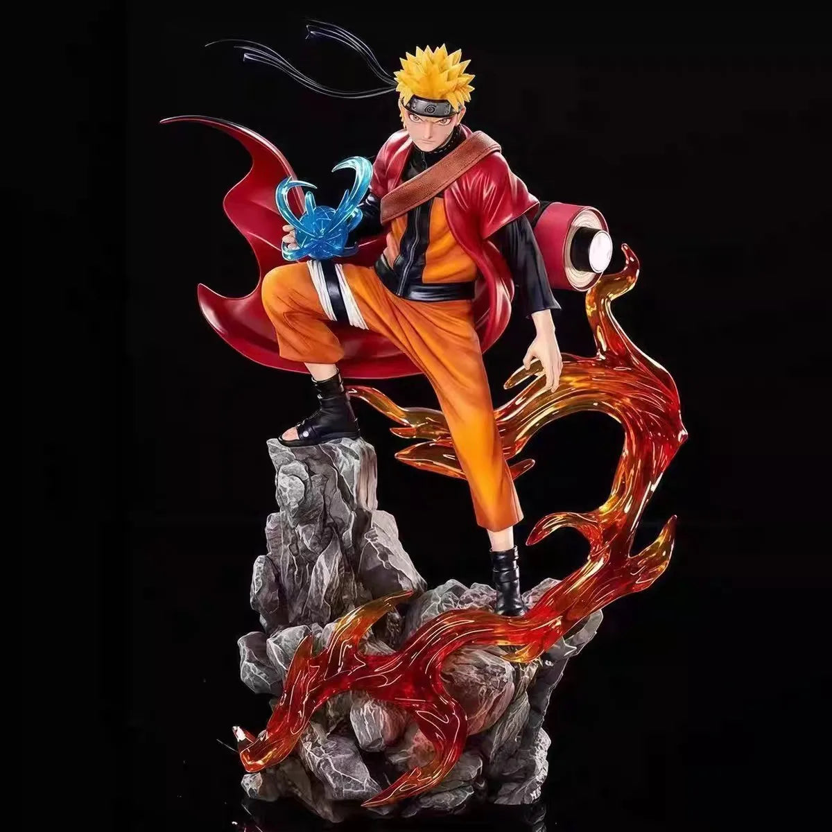 Figura de anime de Naruto de 27 cm, Uzumaki Naruto, Uchiha Sasuke, modelo de acción de PVC, estatua, adorno de escritorio, colección de juguetes, regalo