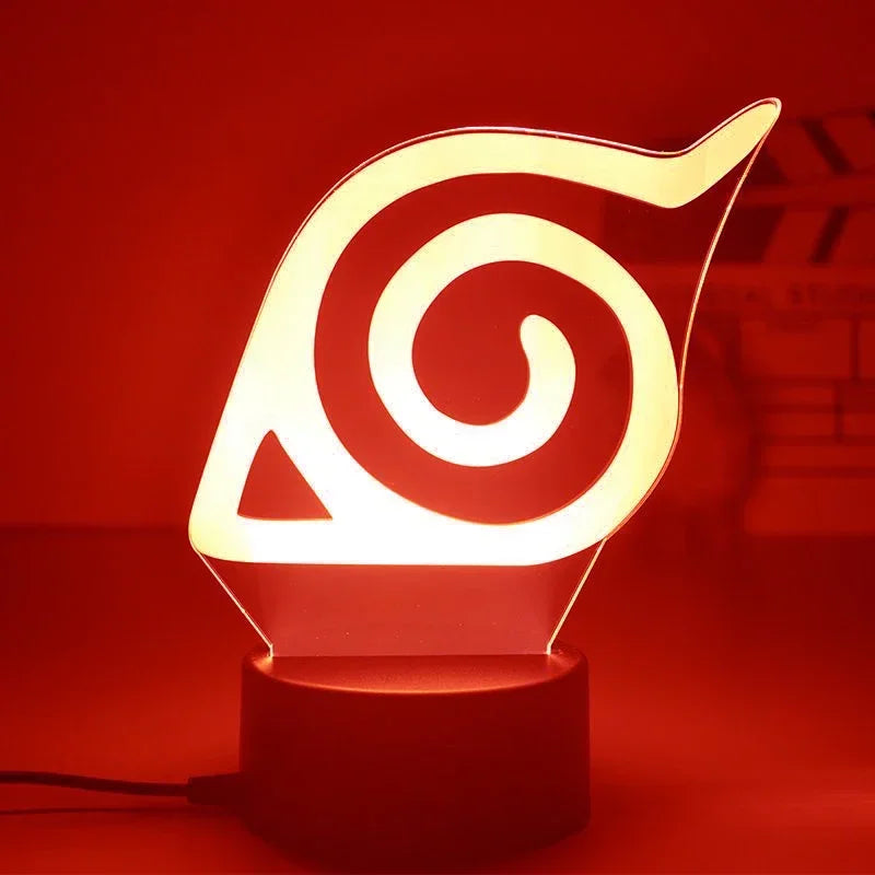 Lámpara de noche LED 3D – Naruto