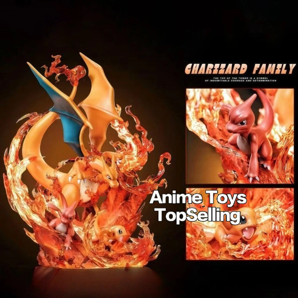 Figura Familia Charizard – Pokémon