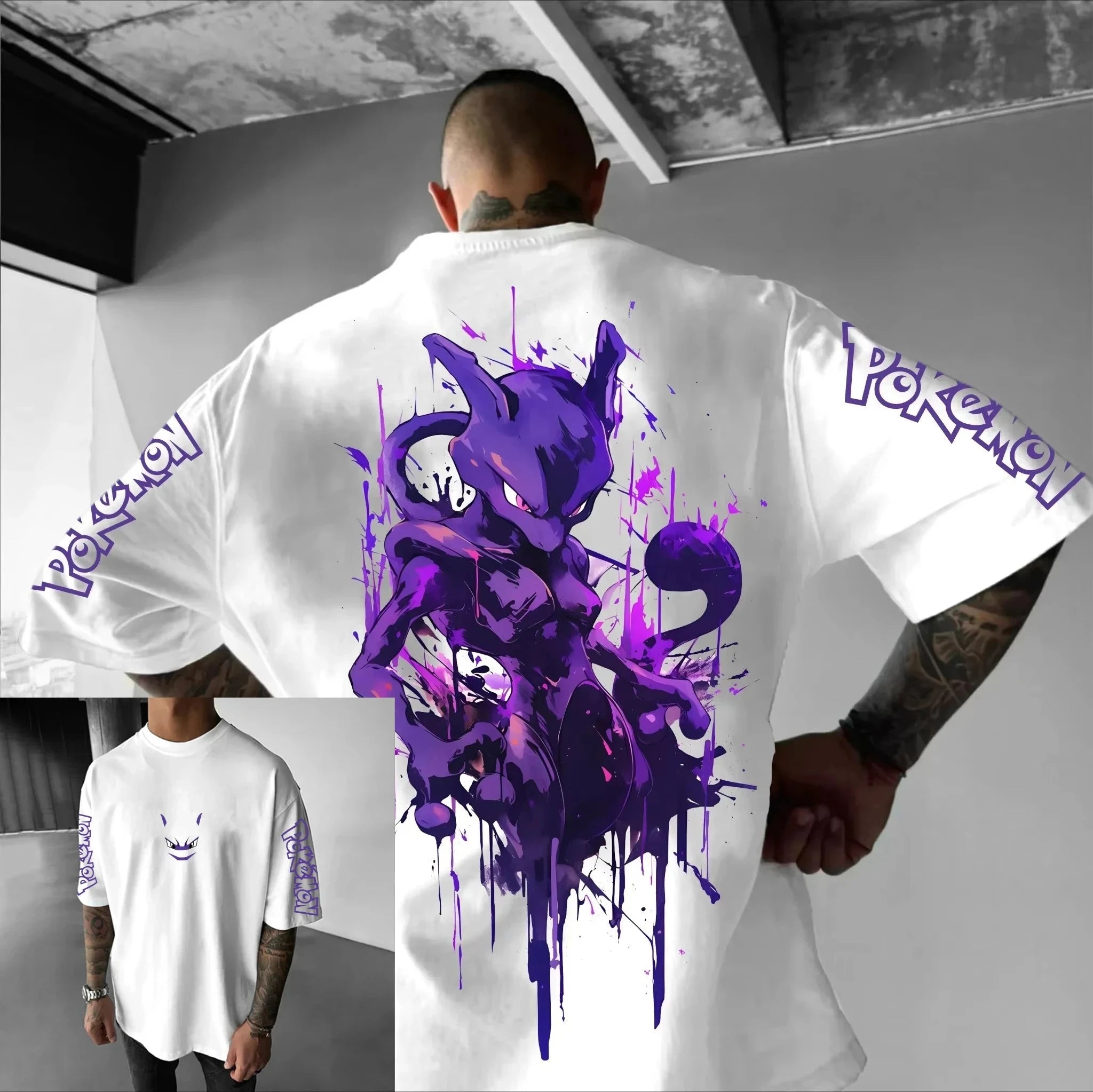 Camiseta Oversize Gengar – Pokémon