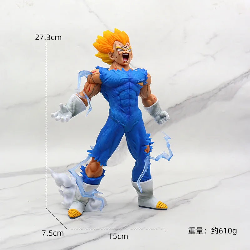 28 cm Dragon Ball Z GK Figura MAXIMATIC Vegeta Super Saiyajin Hijo Majin Vegeta Auto-destruct Vegeta Figura Juguetes Modelo Regalo