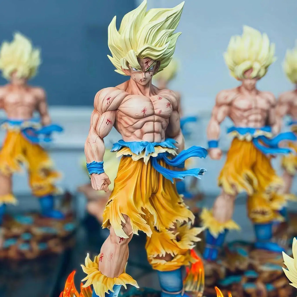 Figura de Goku Super Saiyajin con base LED – Dragon Ball