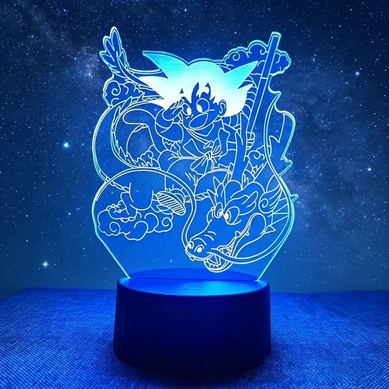 Luz nocturna LED 3D – Dragon Ball