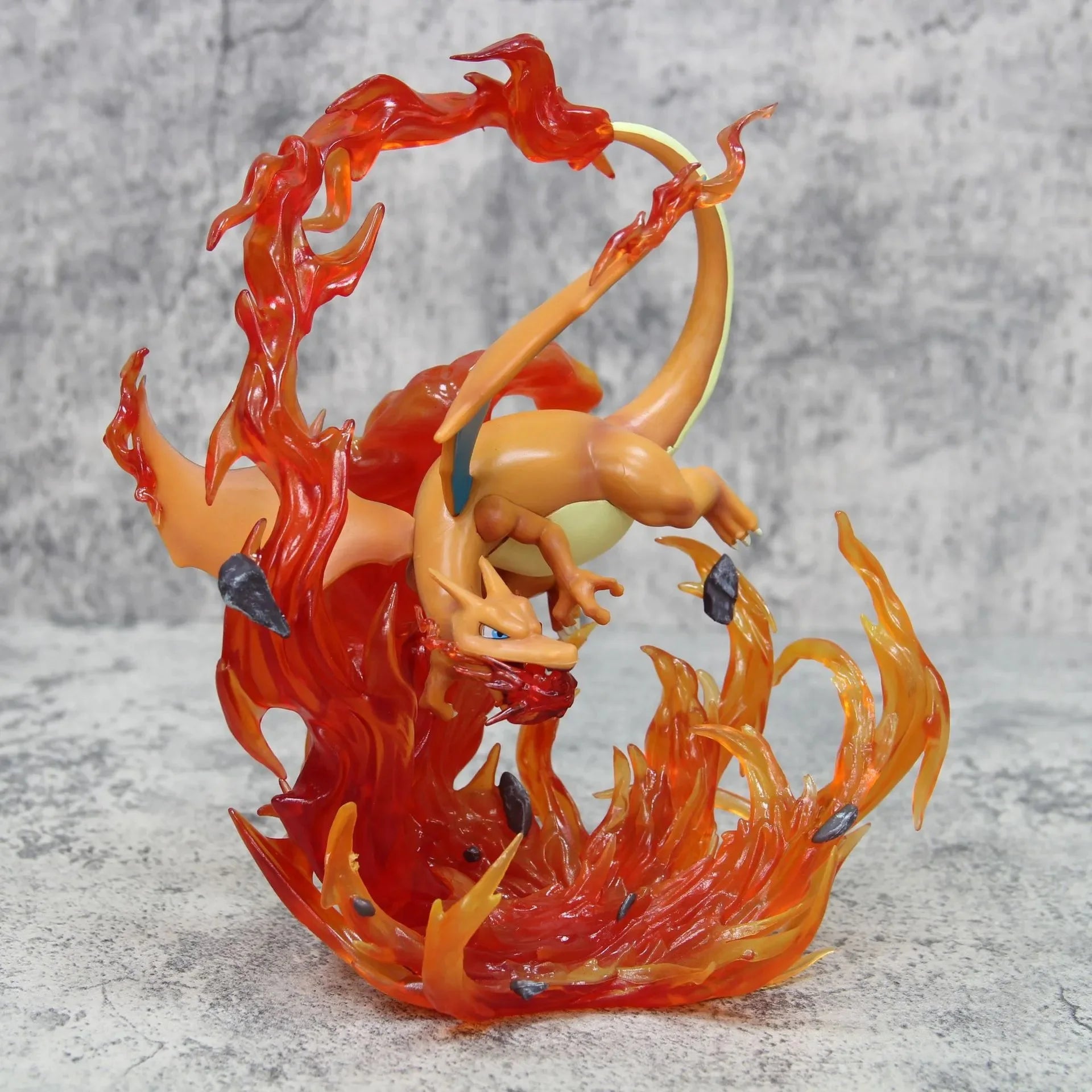 Figuras de Pokémon Charizard de 20cm, Dragón negro de fuego, Spray, museo mágico, Estatua linda, modelo de muñeca, juguete de decoración, regalo