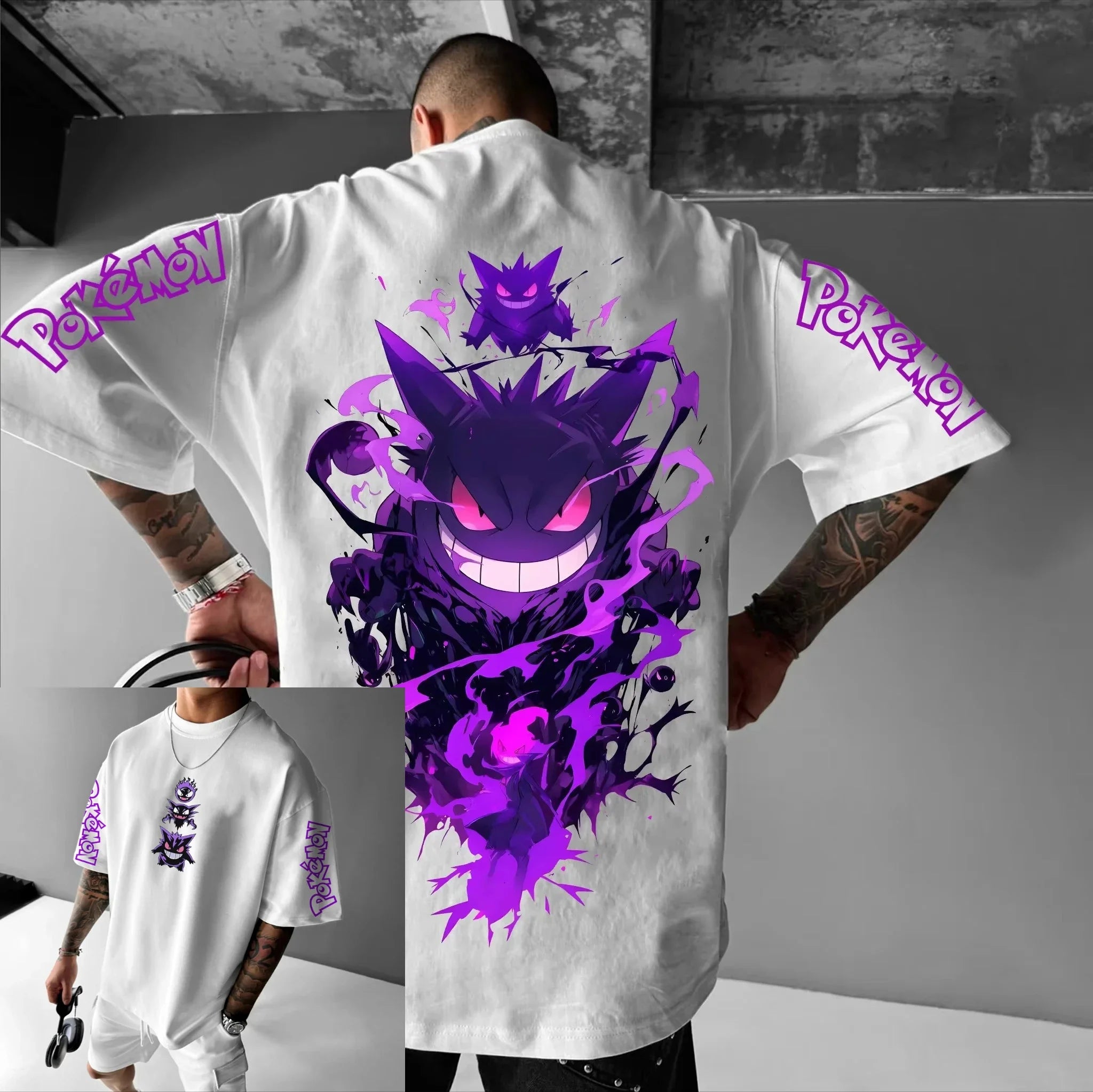Camiseta Oversize Gengar – Pokémon