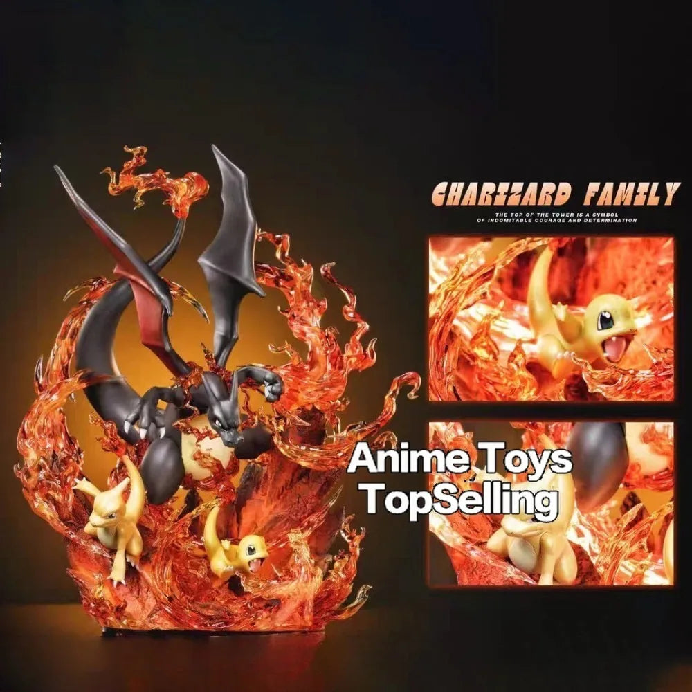 Figurine Famille Dracaufeu – Pokémon