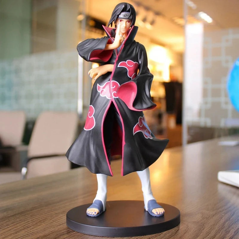 Anime caliente Naruto Shippuuden Uchiha Itachi Akatsuki organización GK vestir modelo juguete regalo Colección figura de acción PVC