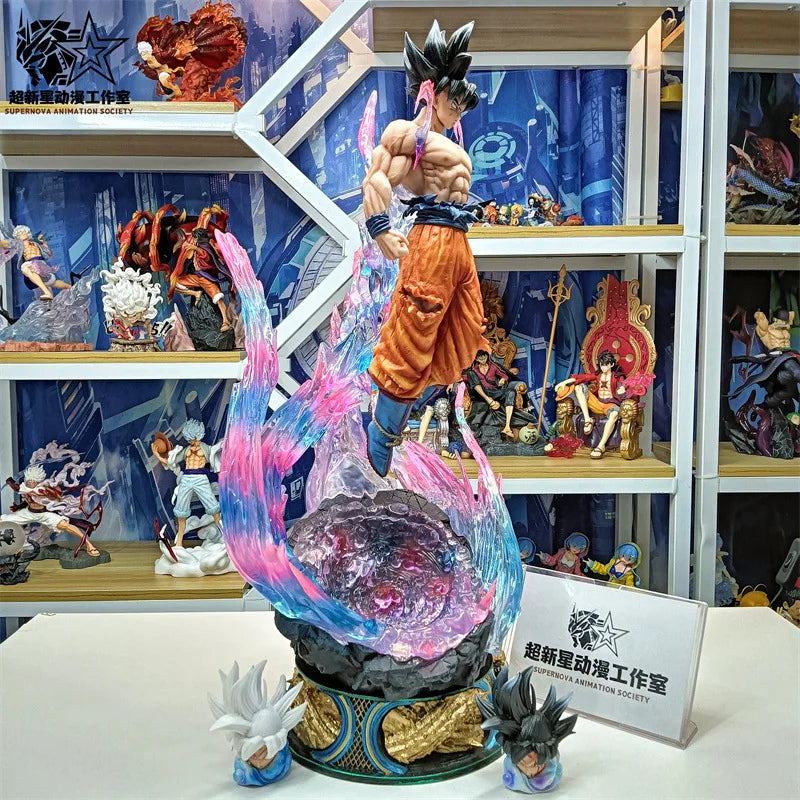 25/50cm Dragon Ball Migatte No Gokui Son Goku Kakarotto Figuras Modelo Estatua Juguetes Decorativos de Escritorio Regalos de Vacaciones Coleccionables