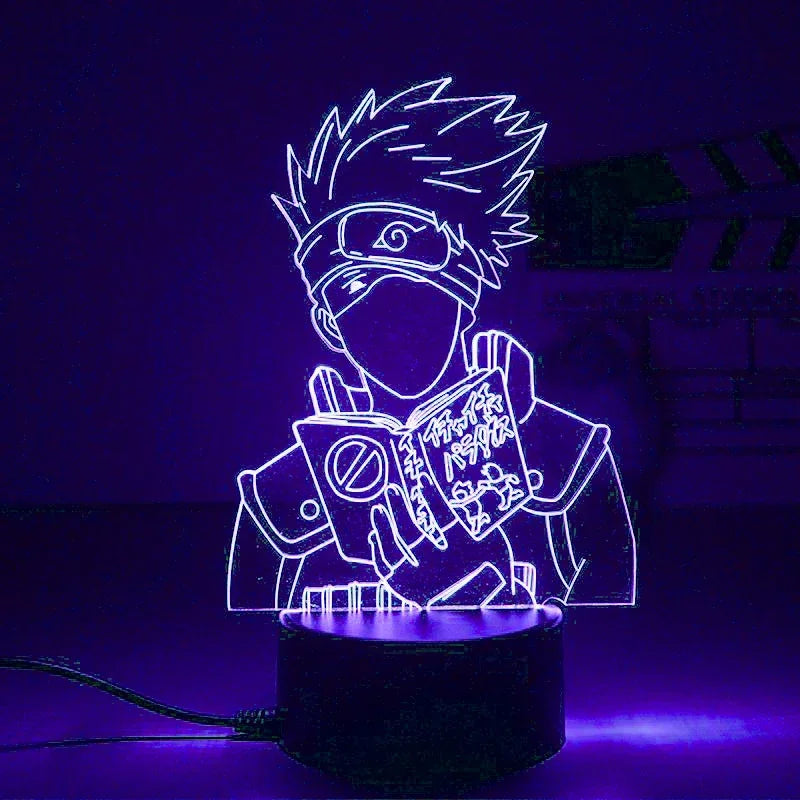 Lámpara de noche LED 3D – Naruto