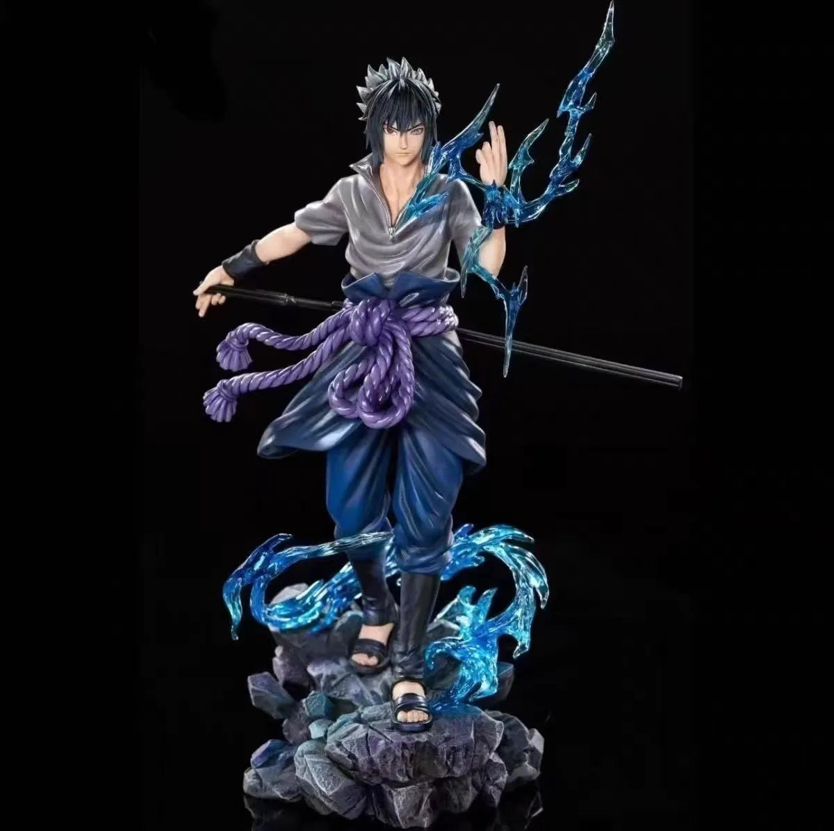 Figura de acción de anime de Naruto de 22 cm, Uzumaki Naruto, Uchiha Sasuke, modelo de acción, estatua de PVC, adorno de escritorio, colección de juguetes, regalo