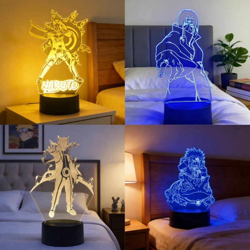 Veilleuse 3D LED Naruto & Akatsuki – Naruto