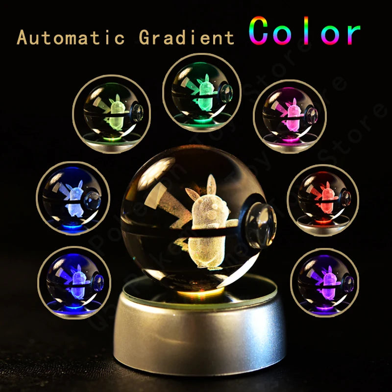 Lampe Cristal Pokémon 3D