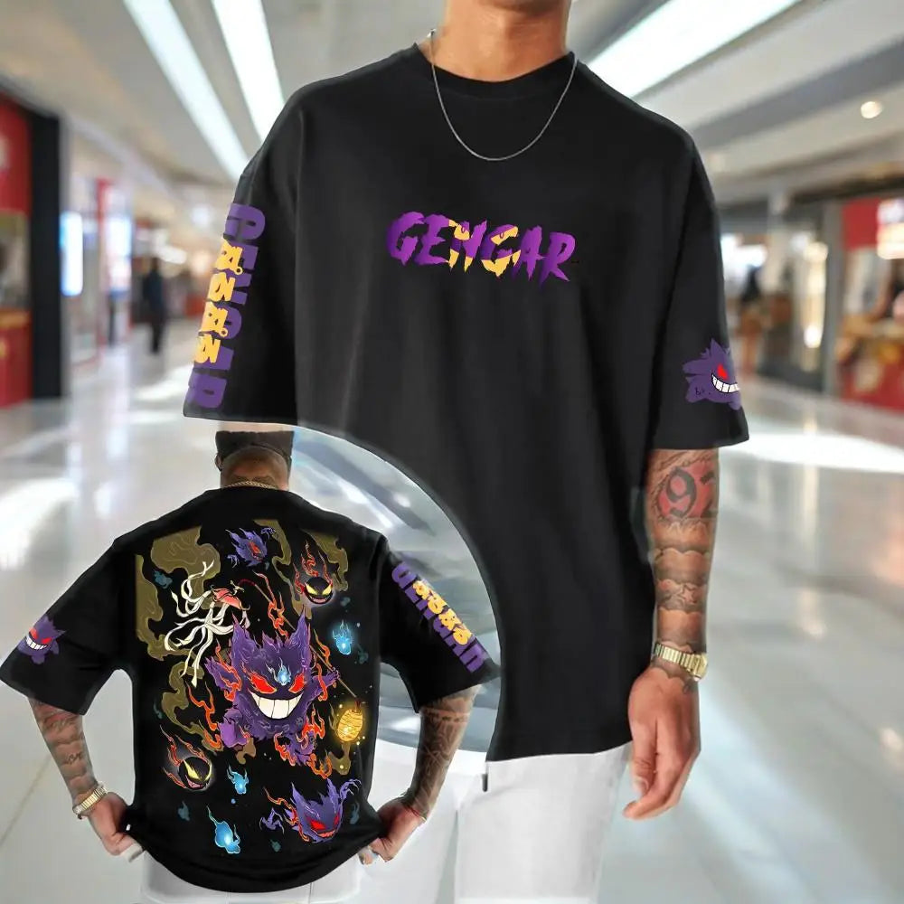 Camiseta Oversize Gengar – Pokémon