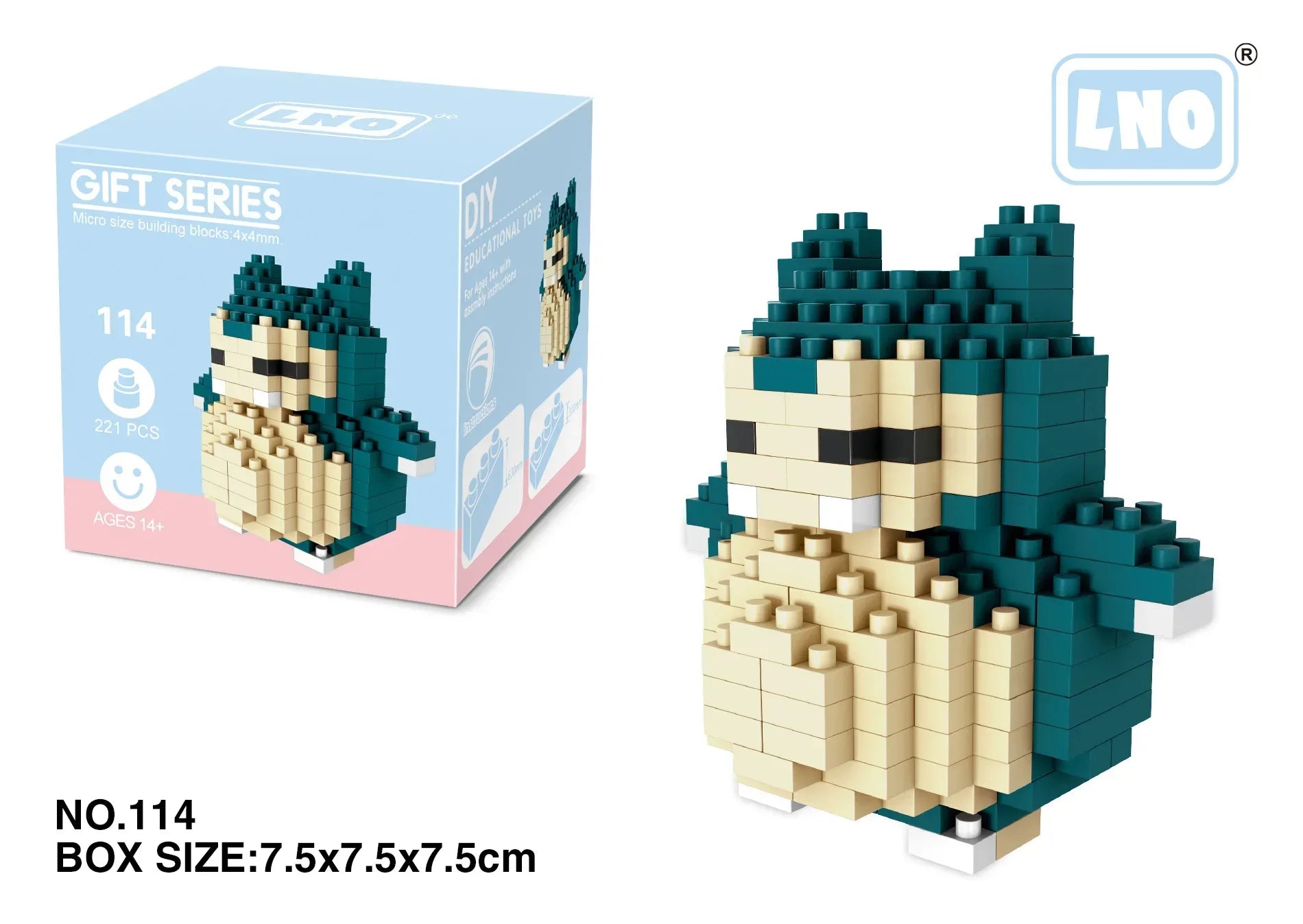 Mini Bloques de Construcción Pokémon