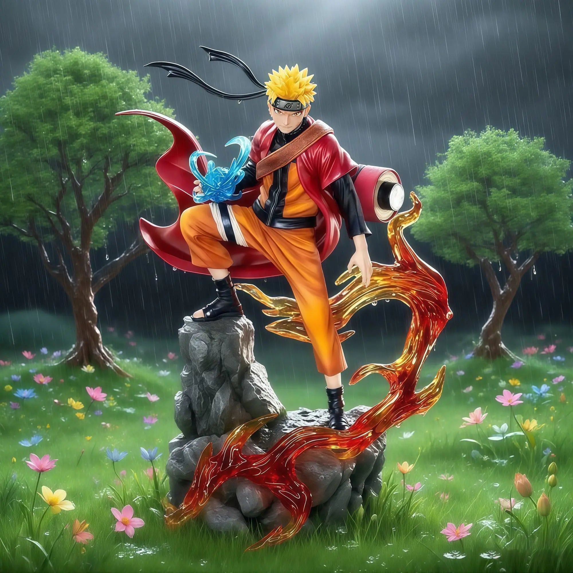 Figura de anime de Naruto de 27 cm, Uzumaki Naruto, Uchiha Sasuke, modelo de acción de PVC, estatua, adorno de escritorio, colección de juguetes, regalo